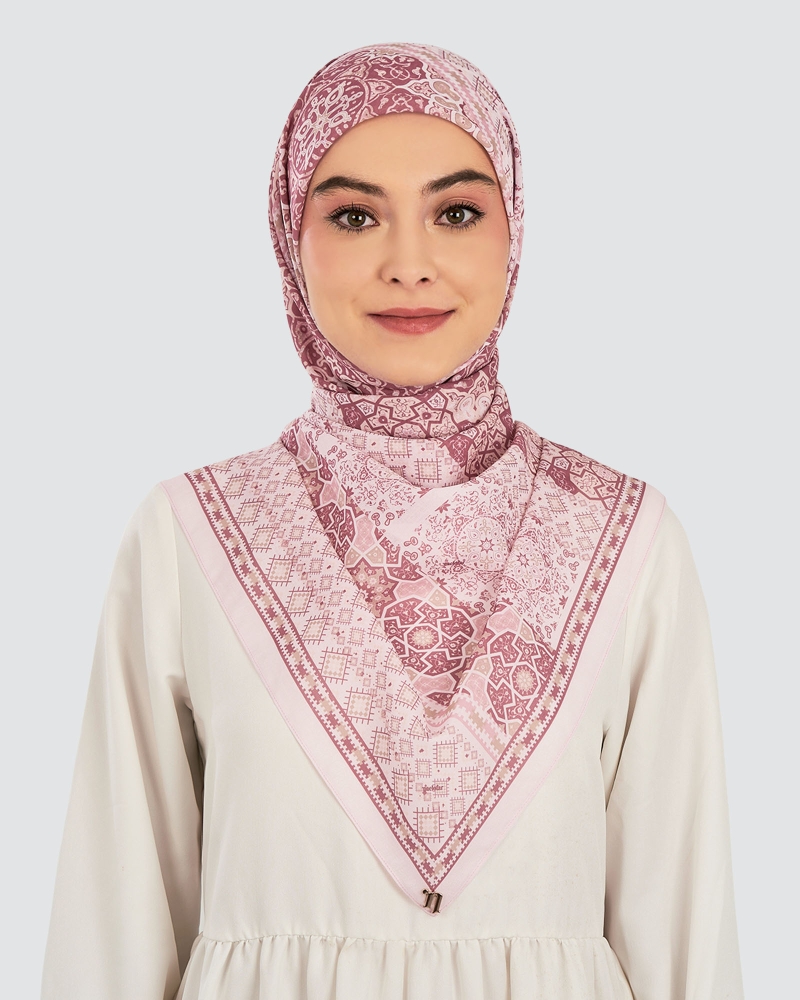 Image of QUBA COTTON VOILE SQUARE - JANNAT