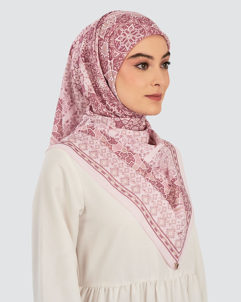 Image of QUBA COTTON VOILE SQUARE - JANNAT