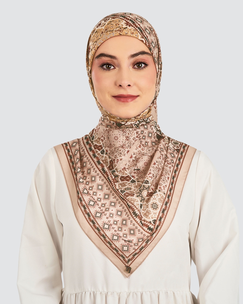 Image of QUBA COTTON VOILE SQUARE - NUZUL