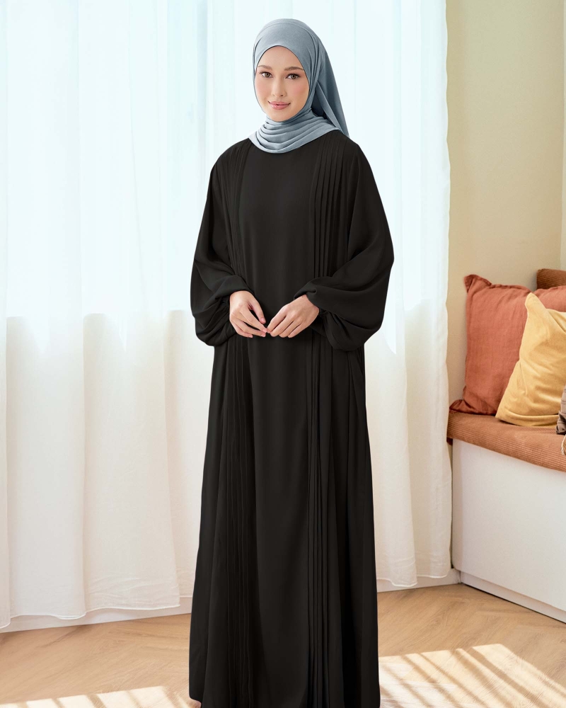 RAISA ABAYA  - BLACK