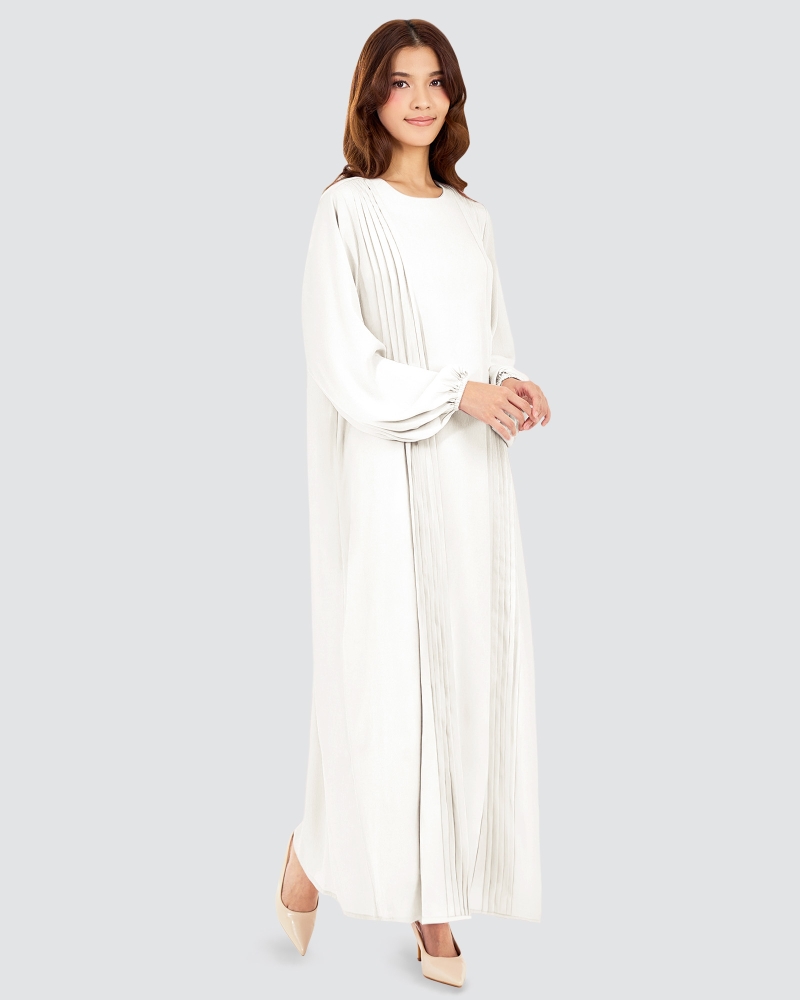 Image of RAISA ABAYA  - OFF WHITE