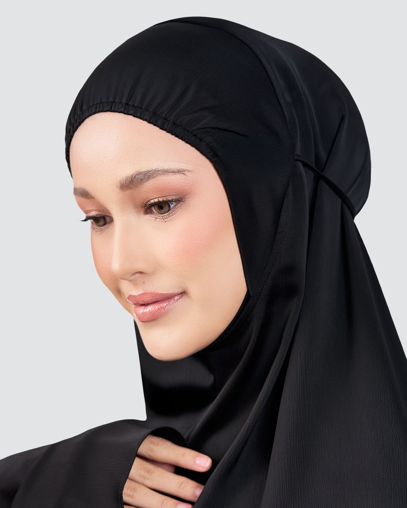 Image of RAISA MINI TELEKUNG TOP - BLACK