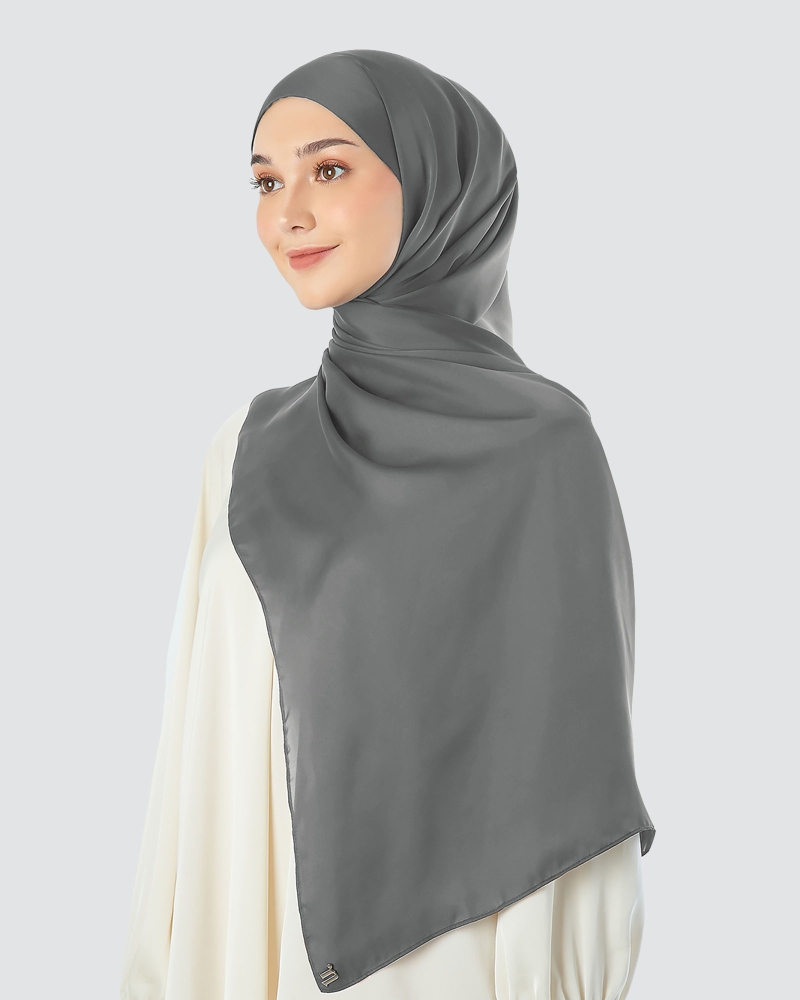 SATIN SHAWL - SHARKSKIN