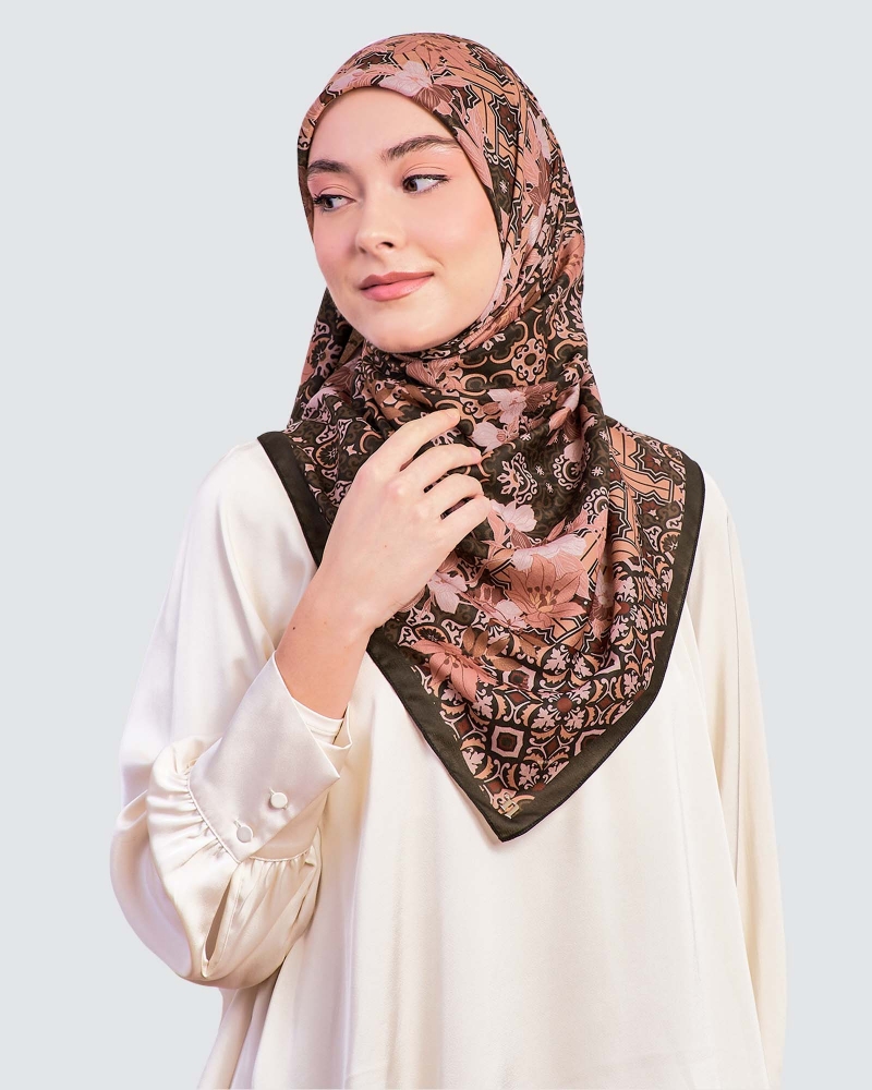 Image of SENI COTTON VOILE SQUARE - DIAN