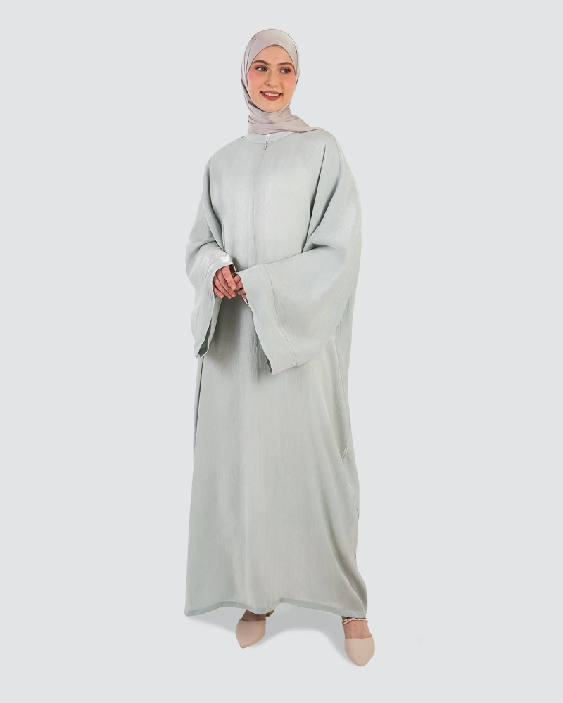 Image of SOLENE KAFTAN DRESS - SOFT TEAL