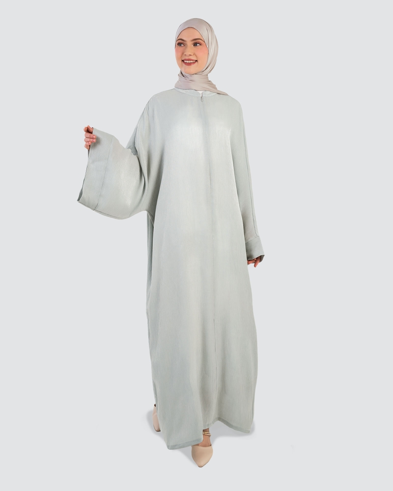 Image of SOLENE KAFTAN DRESS - SOFT TEAL