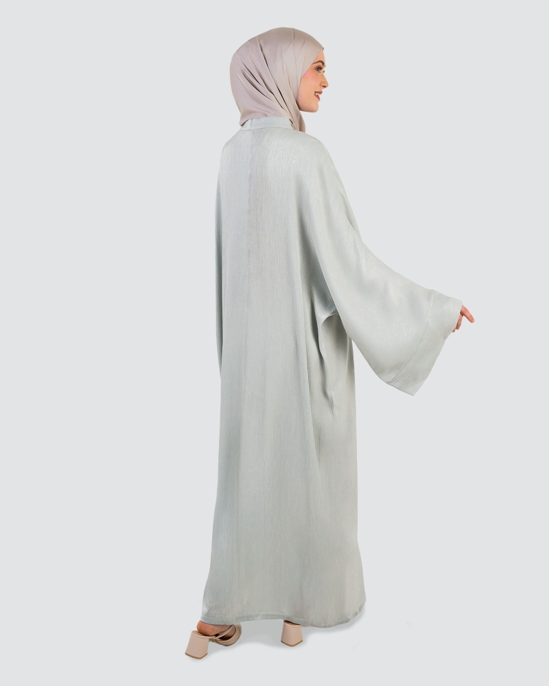 Image of SOLENE KAFTAN DRESS - SOFT TEAL