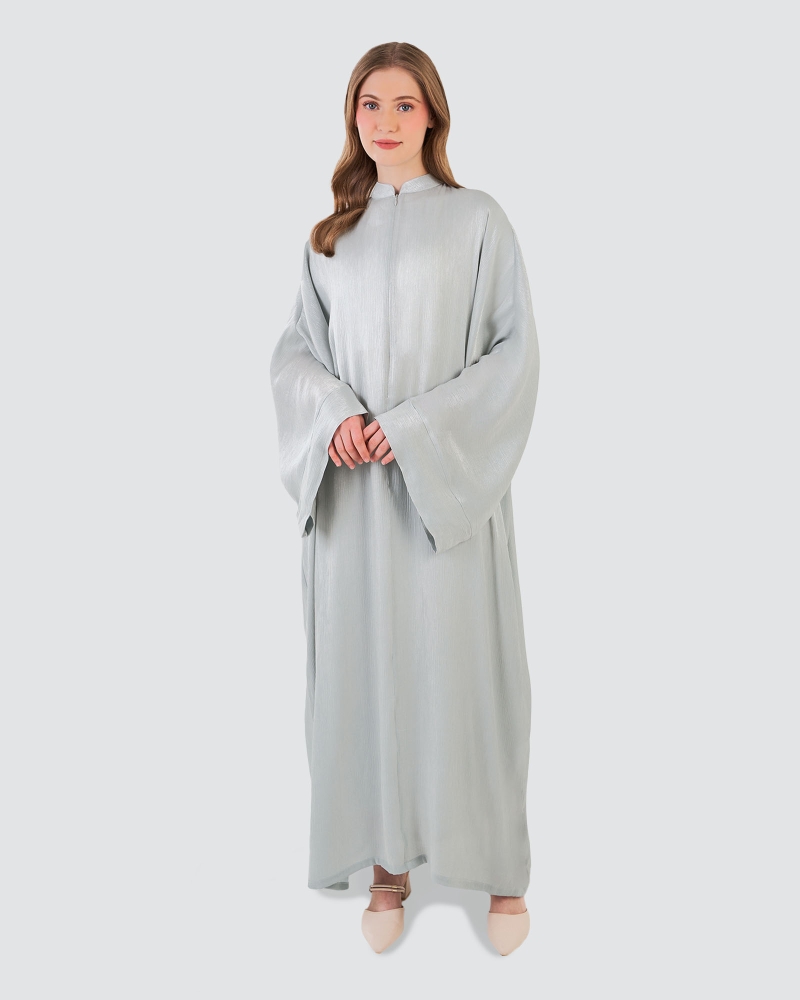 Image of SOLENE KAFTAN DRESS - SOFT TEAL