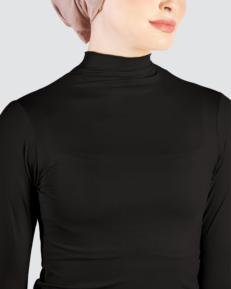 Image of NWEAR LONG SLEEVE TOP - BLACK