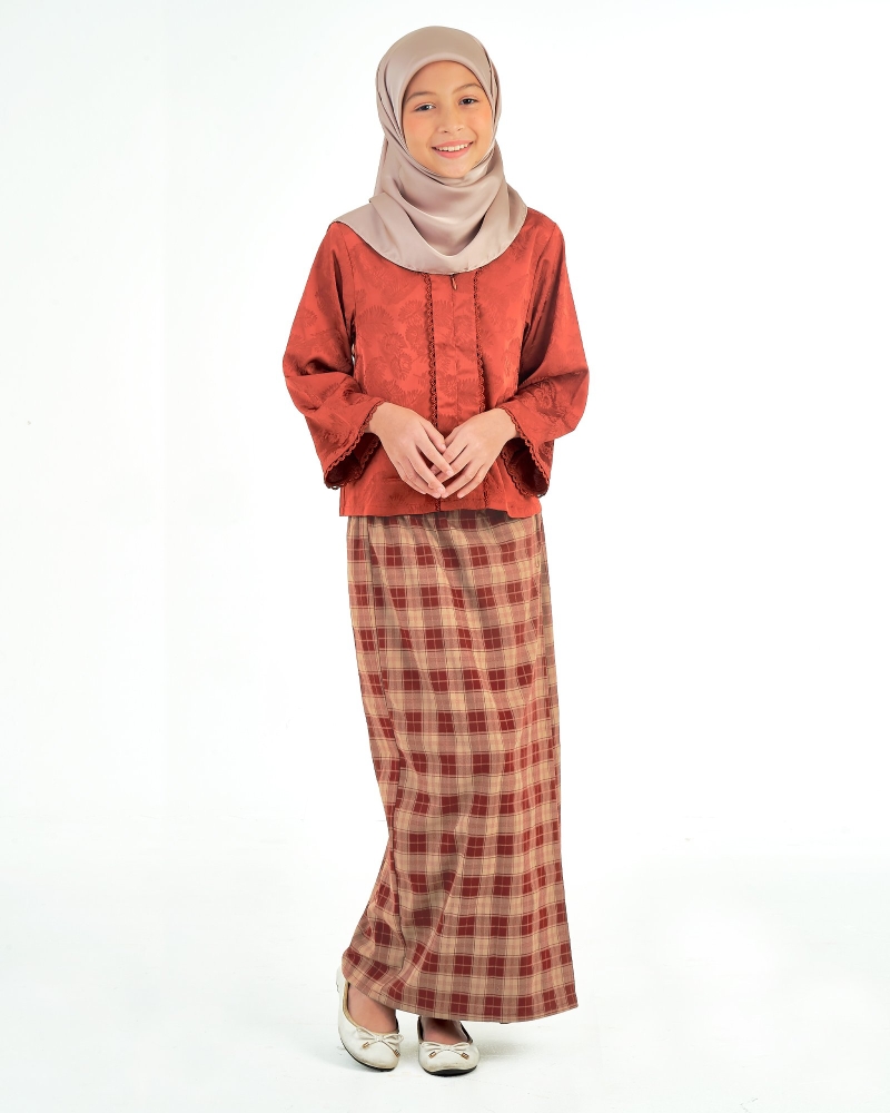Image of MINI ORKED KURUNG SET - COPPER