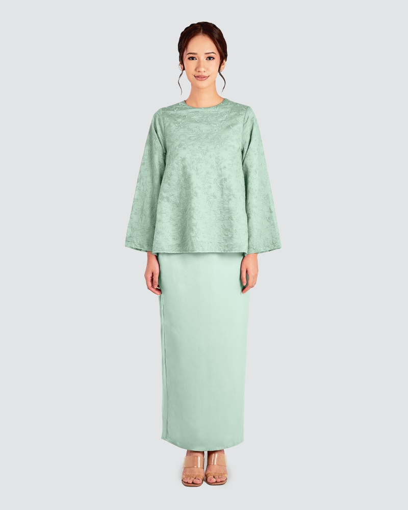 Image of TEJA KURUNG SET - CLOUD BLUE