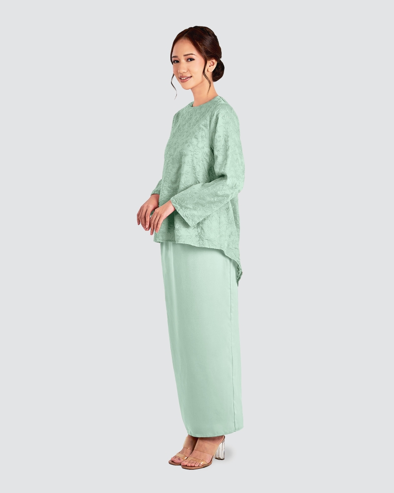 Image of TEJA KURUNG SET - CLOUD BLUE