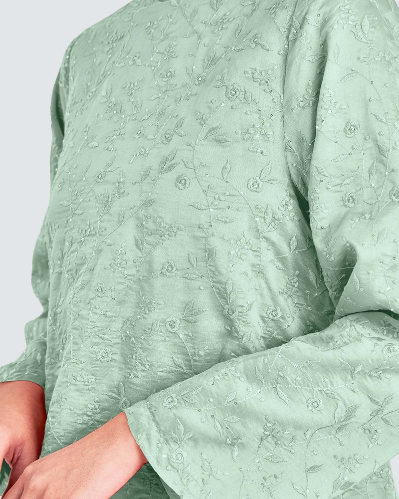 Image of TEJA KURUNG SET - CLOUD BLUE