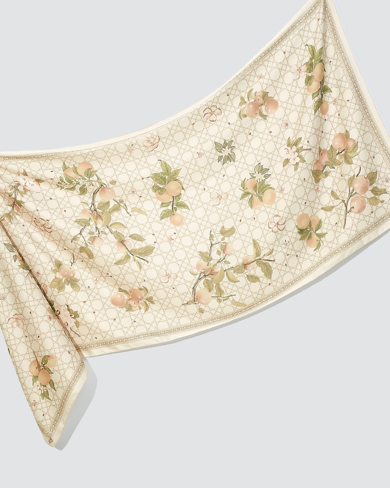 Image of THE ORCHARD SHAWL - MACADAMIA