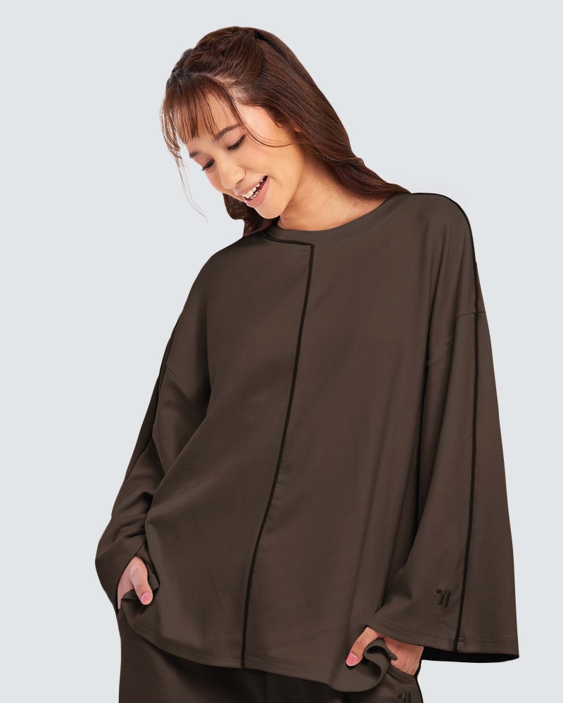 THEA OVERSIZED LINE TOP - JAVA