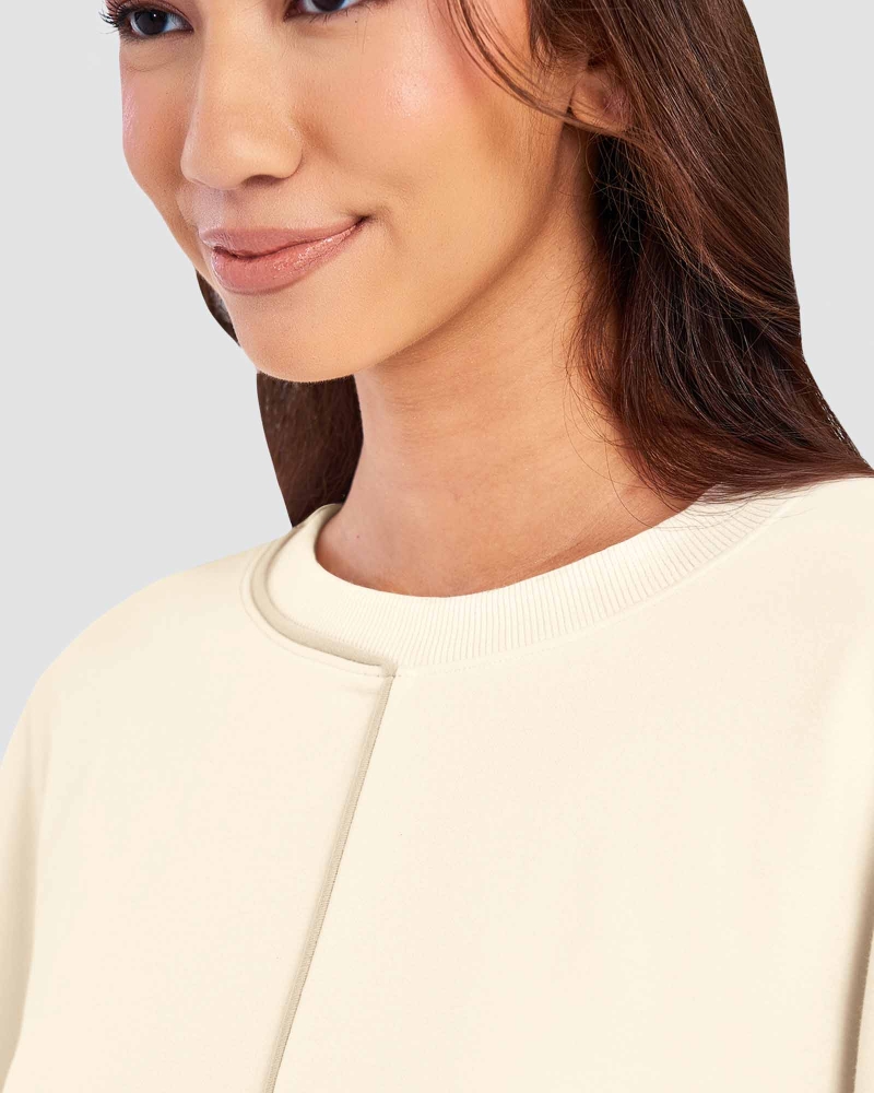 Image of THEA OVERSIZED LINE TOP - OAT