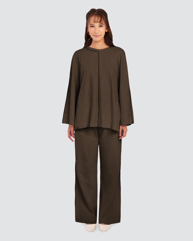 Image of THEA STRAIGHT PANTS - JAVA