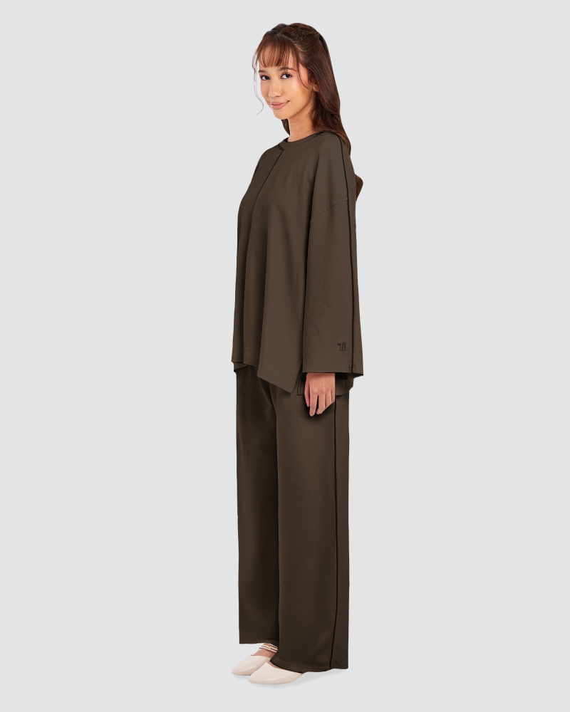 Image of THEA STRAIGHT PANTS - JAVA