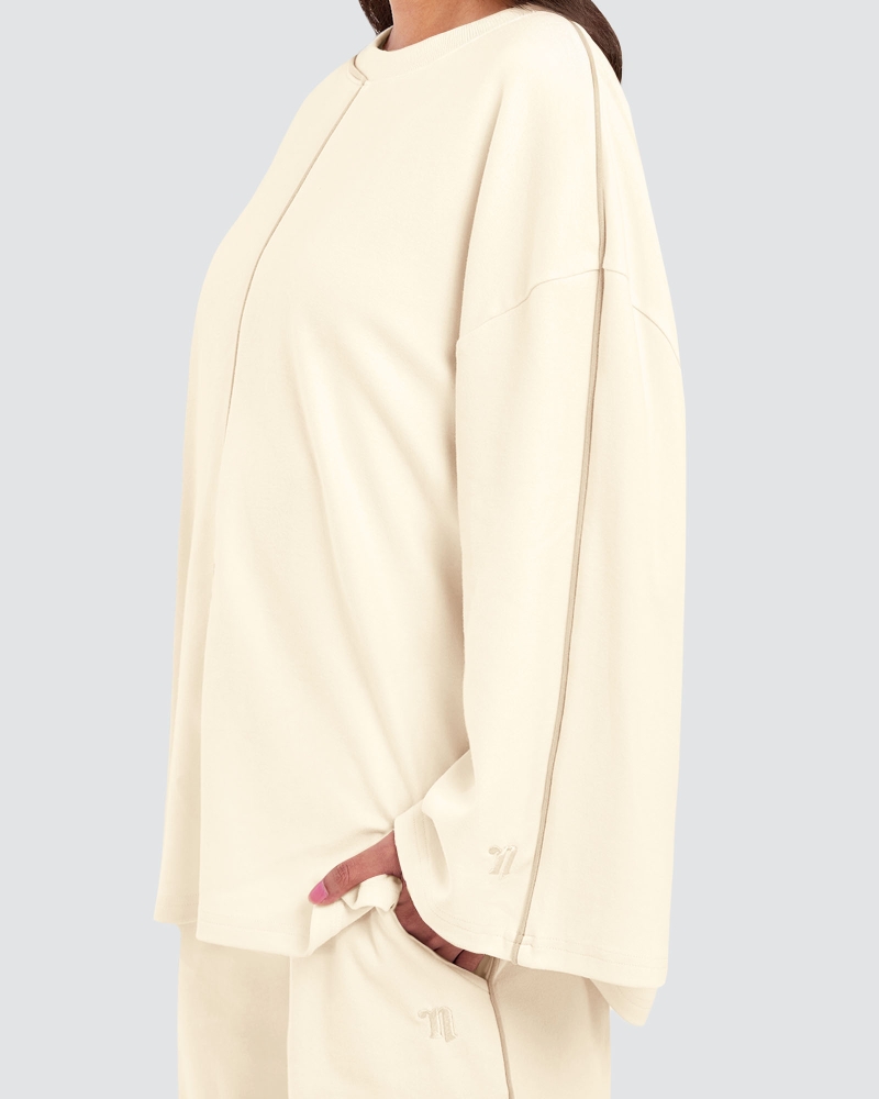 Image of THEA STRAIGHT PANTS - OAT