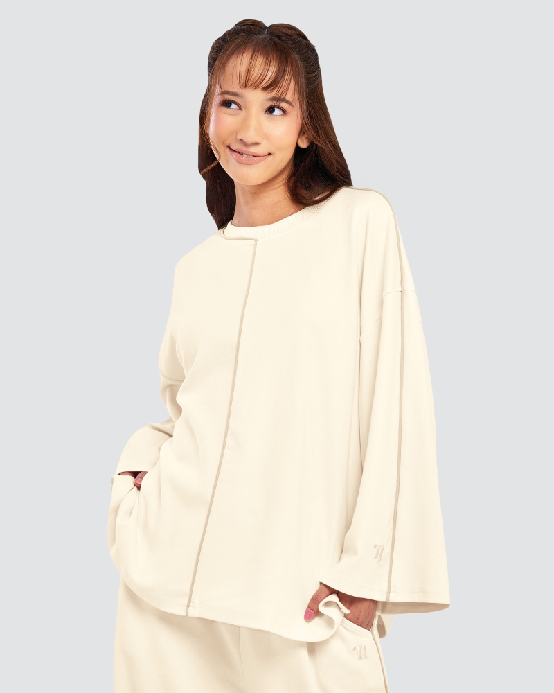 Image of THEA STRAIGHT PANTS - OAT