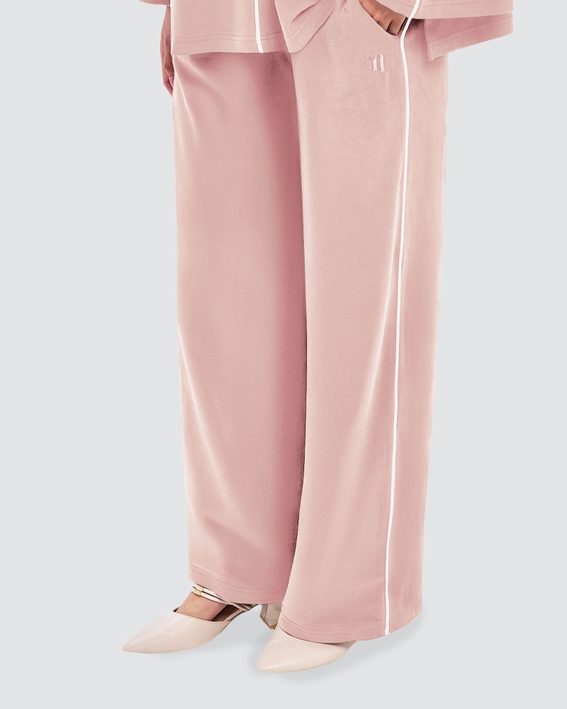 Image of THEA STRAIGHT PANTS - ROSE
