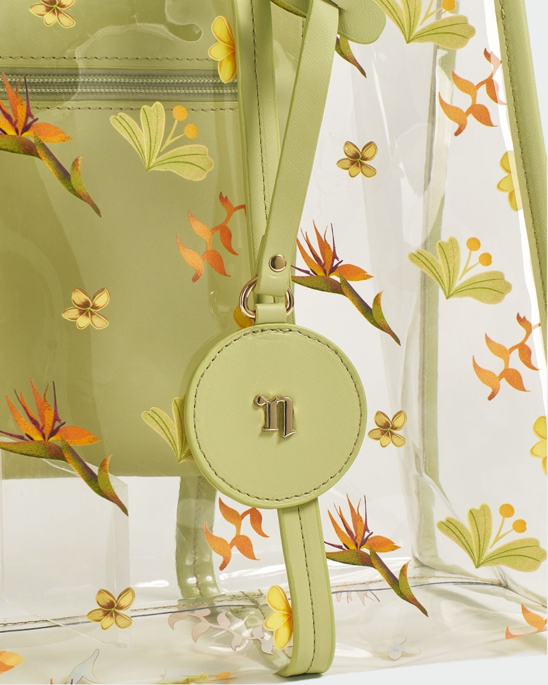 Image of TROPICOLO CLEAR TOTE BAG - PANACHE