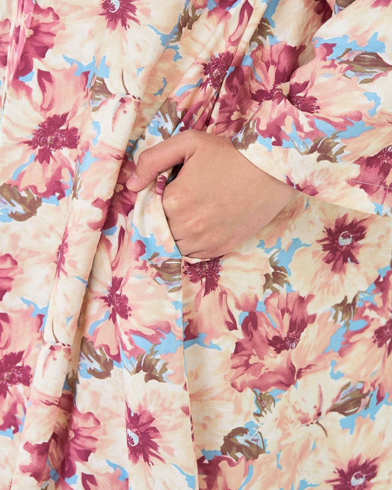 Image of VERA PRINTED KAFTAN - BLOOM