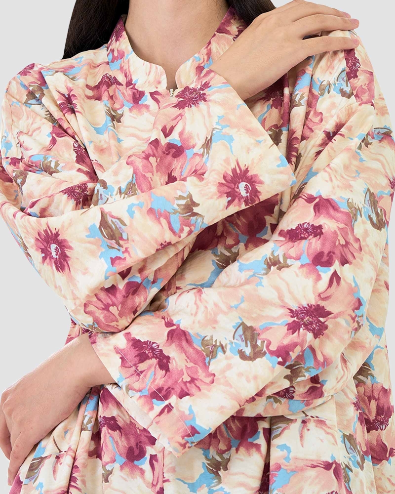 Image of VERA PRINTED KAFTAN - BLOOM