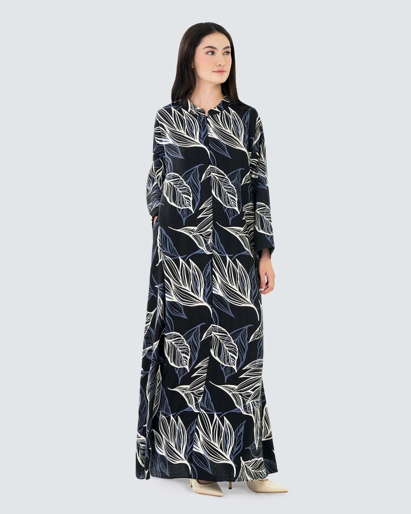 Image of VERA PRINTED KAFTAN - ECLIPSE