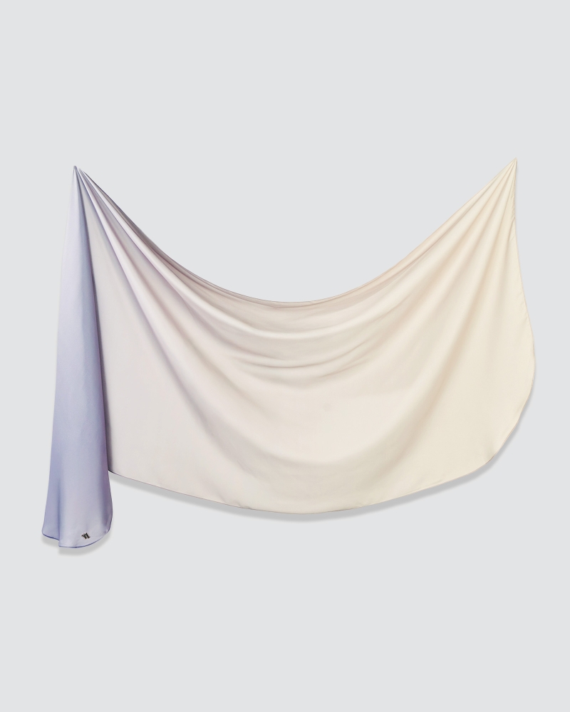 Image of WARNA CHIFFON SHAWL - AURORA MIST