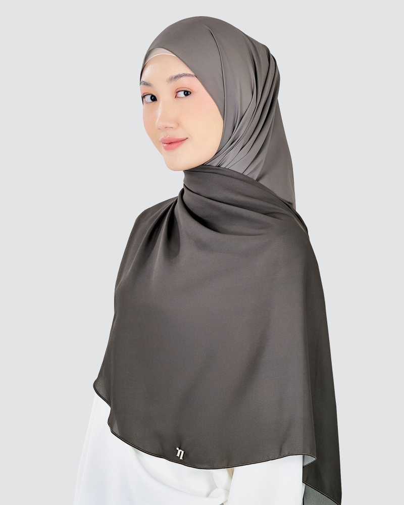 Image of WARNA CHIFFON SHAWL - ECLIPSE