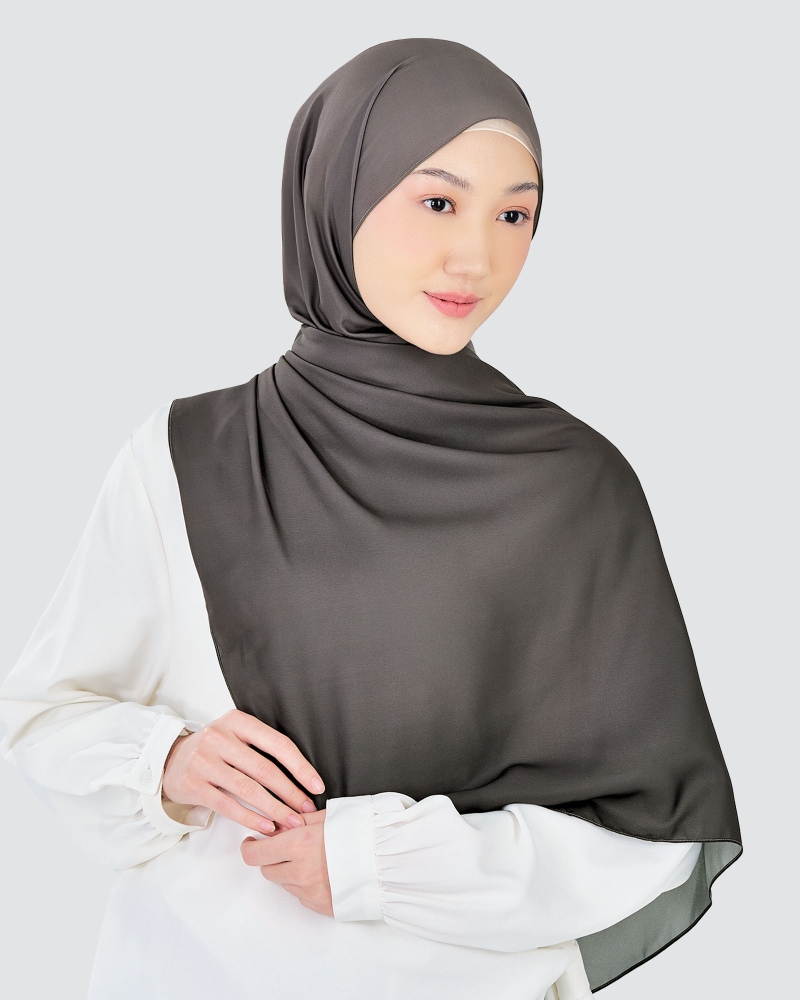 Image of WARNA CHIFFON SHAWL - ECLIPSE