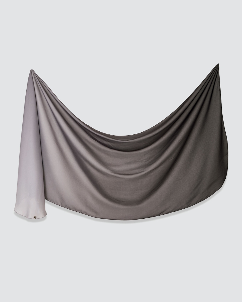 Image of WARNA CHIFFON SHAWL - ECLIPSE