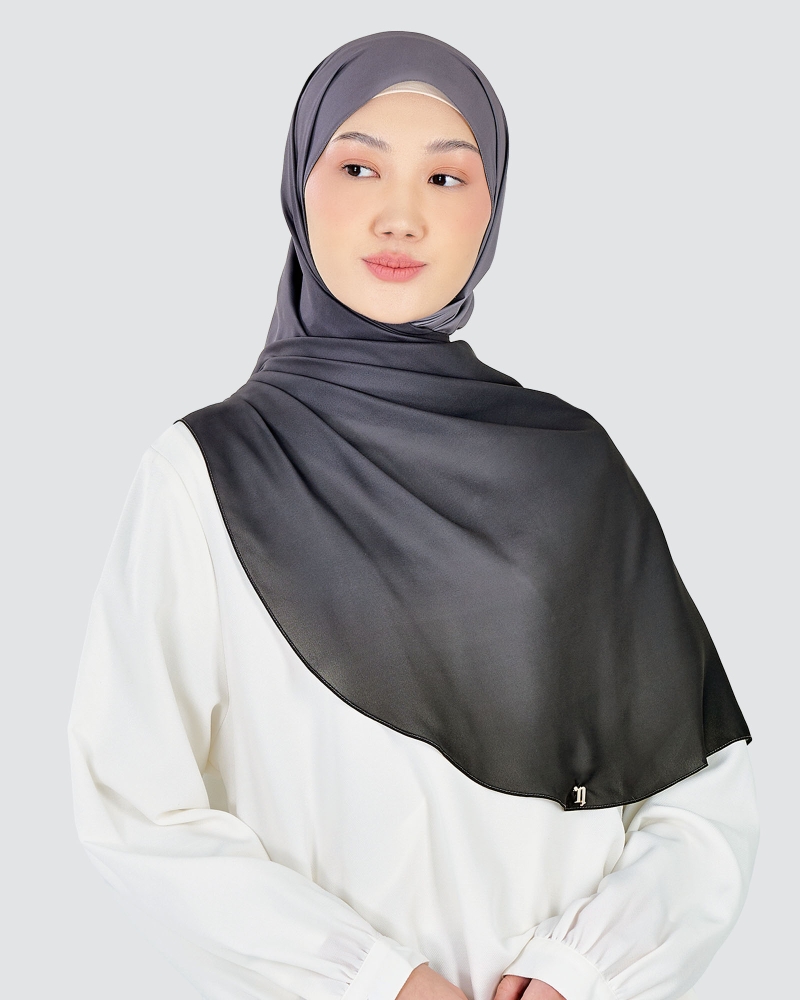 Image of WARNA CHIFFON SHAWL - MOONLIT FADE