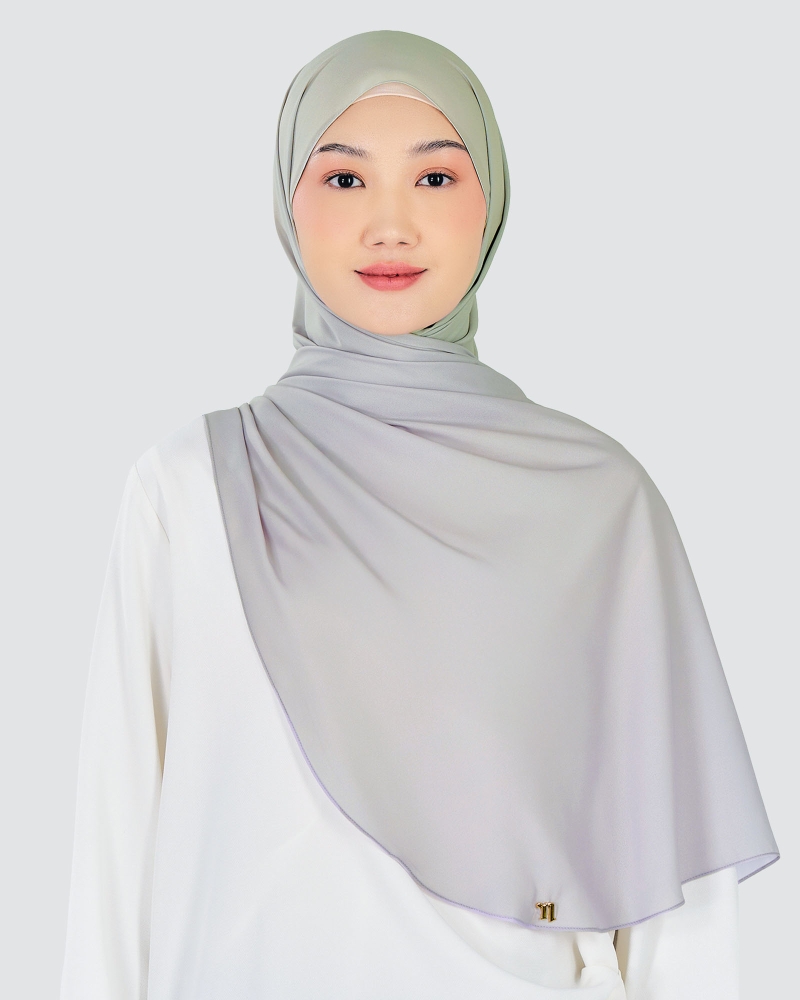 Image of WARNA CHIFFON SHAWL - TROPICAL SORBET