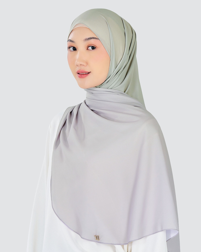 Image of WARNA CHIFFON SHAWL - TROPICAL SORBET