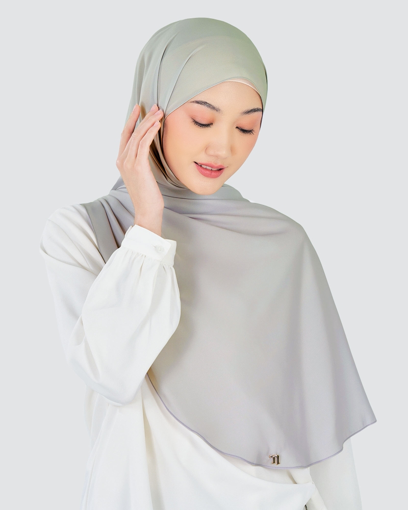 Image of WARNA CHIFFON SHAWL - TROPICAL SORBET