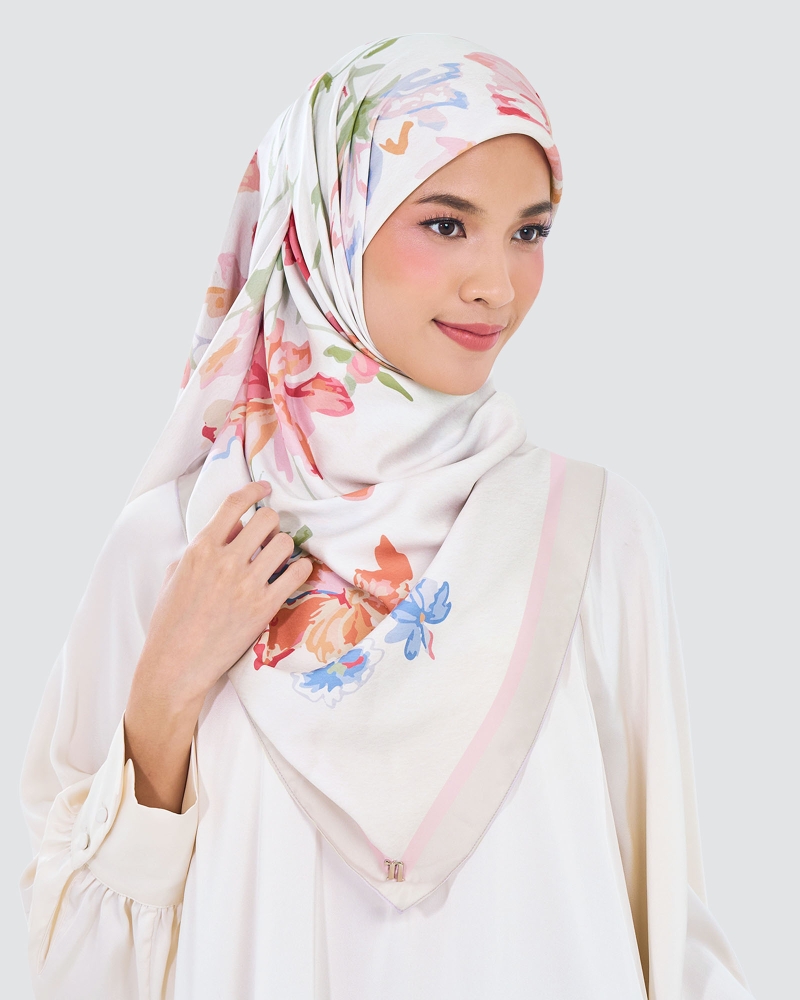 Image of WATERCOLOUR MATTE SATIN SQUARE