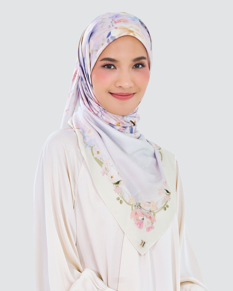 Image of WATERCOLOUR MATTE SATIN SQUARE