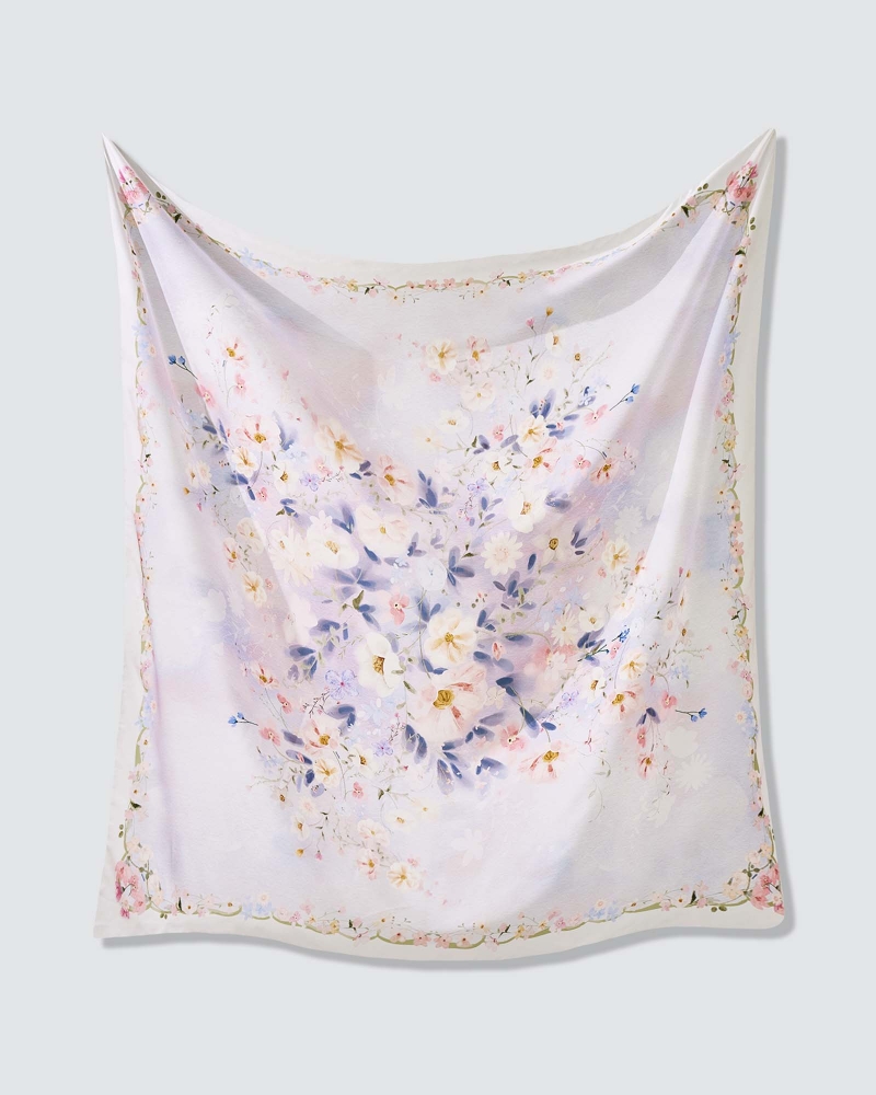 Image of WATERCOLOUR MATTE SATIN SQUARE