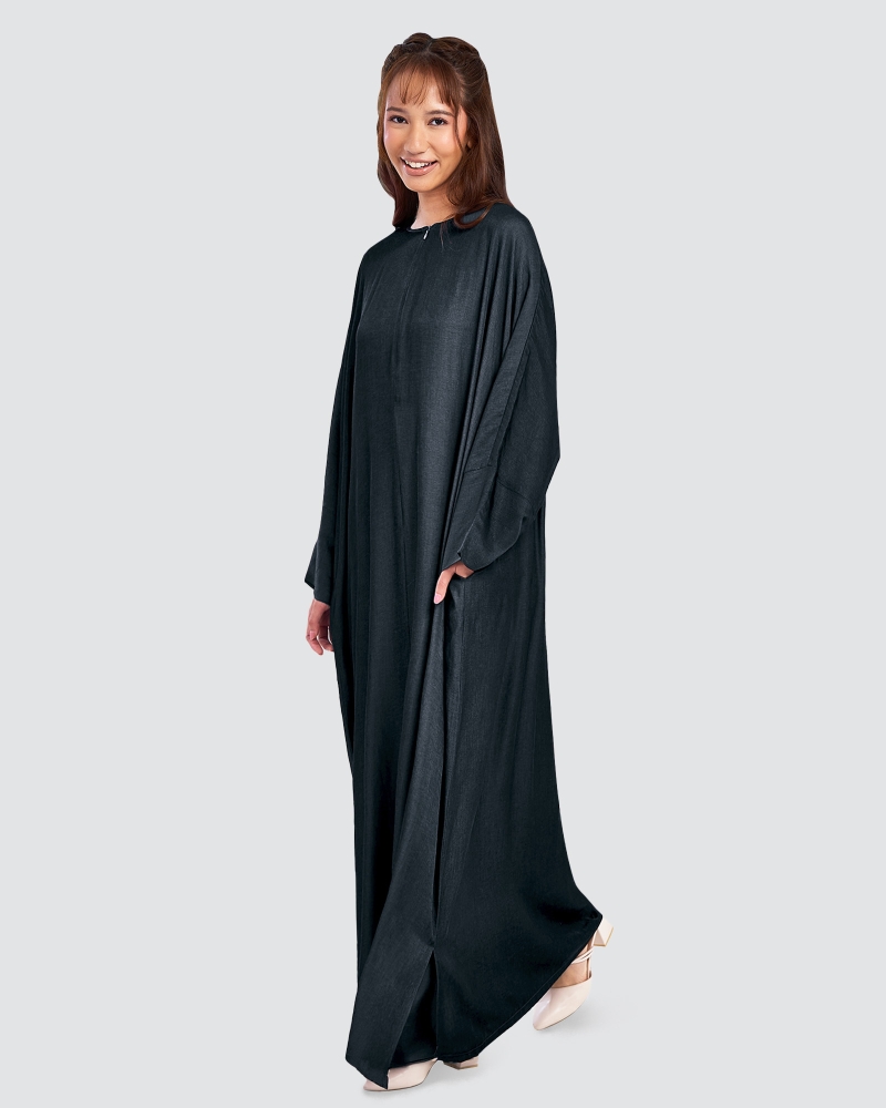 Image of X-PRESS OVERSIZED DRESS - DARK DENIM