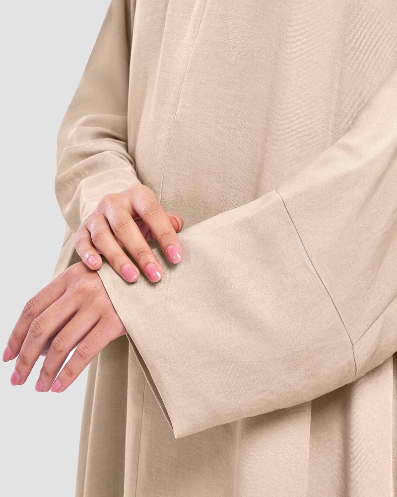 Image of X-PRESS OVERSIZED DRESS - HAZELNUT