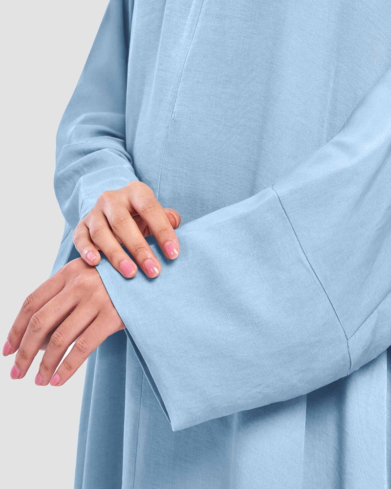 Image of X-PRESS OVERSIZED DRESS - LIGHT BLUE