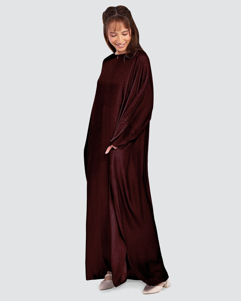 Image of X-PRESS OVERSIZED DRESS - SUN DRIED