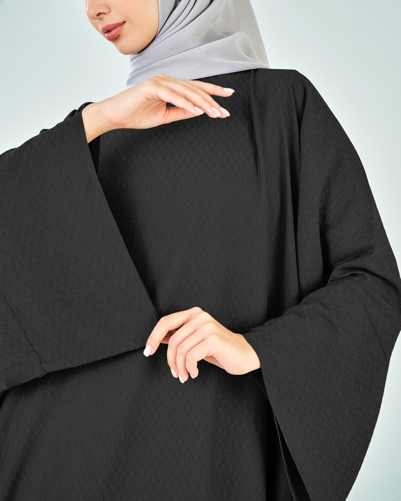 Image of X-PRESS KAFTAN DRESS - BLACK