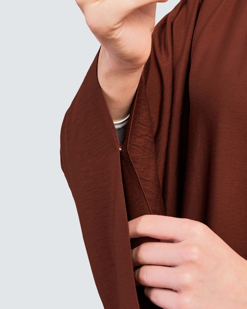 Image of X-PRESS KAFTAN DRESS - DARK AMBER