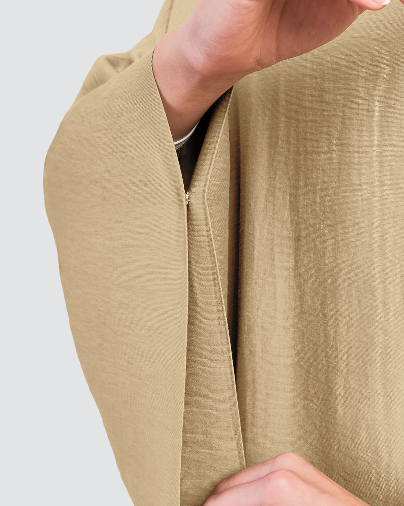 Image of X-PRESS KAFTAN DRESS - LATTE