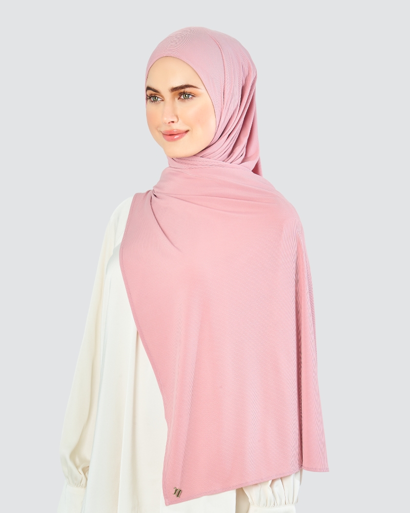 Image of YURI STRETCH KNIT SEMI-INSTANT - DUSTY SALMON