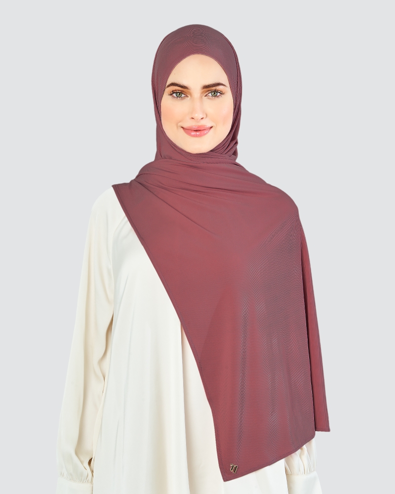 Image of YURI STRETCH KNIT SEMI-INSTANT - RED-PURPLE