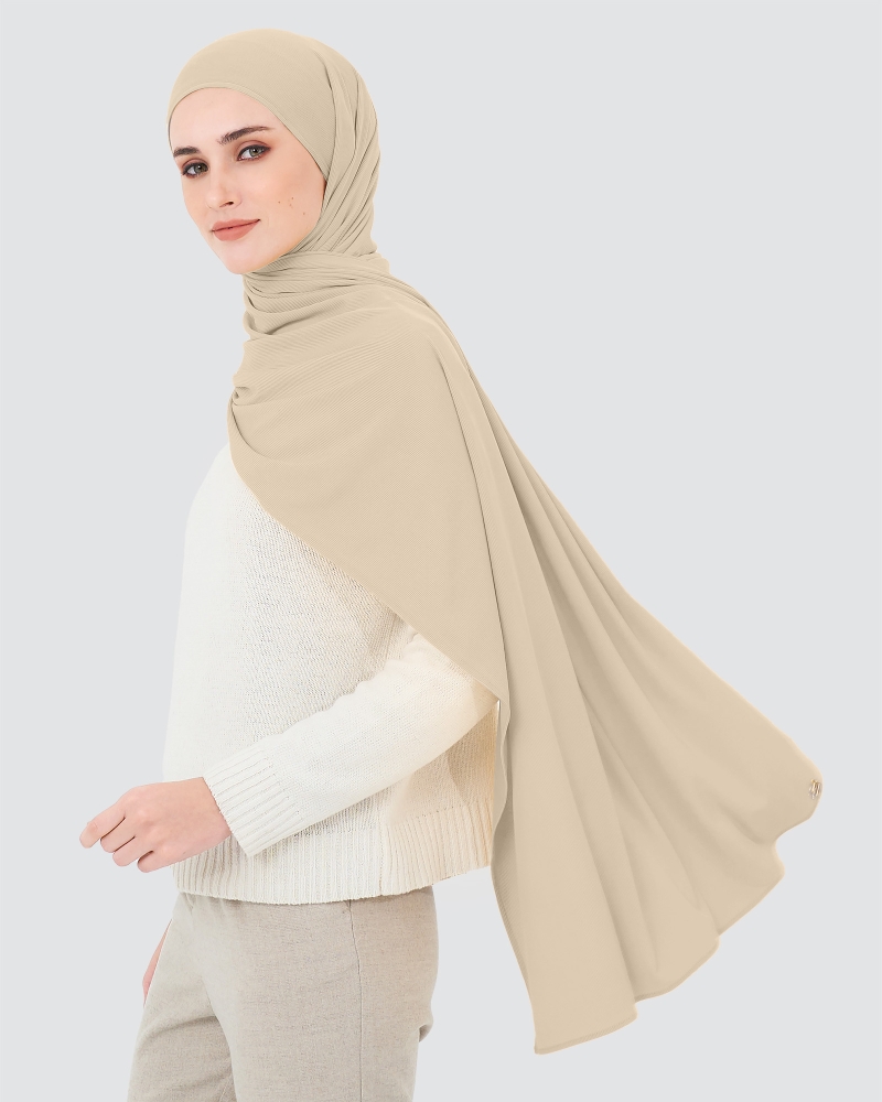 Image of YURI STRETCH KNIT - BISCUIT